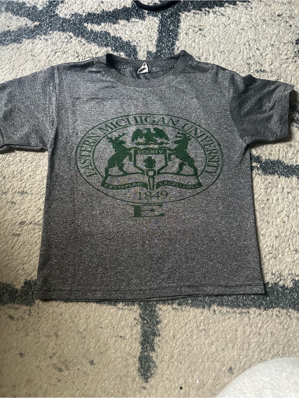 Gray Kids' Graphic T-Shirt